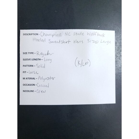 NC State Wolfpack Hooded Sweatshirt Men's Size Large Gray - Picture 6 of 7